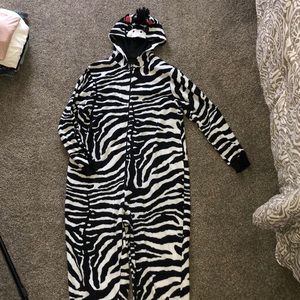 Zebra onesie